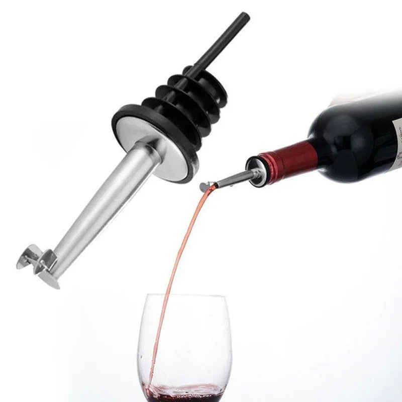 2PCS/lot Bottle Nozzle Pourer Oil/mouth with Bottle Stopper Cork Wine Bottle Red Dry Pot Plug Olive Dispenser Qme