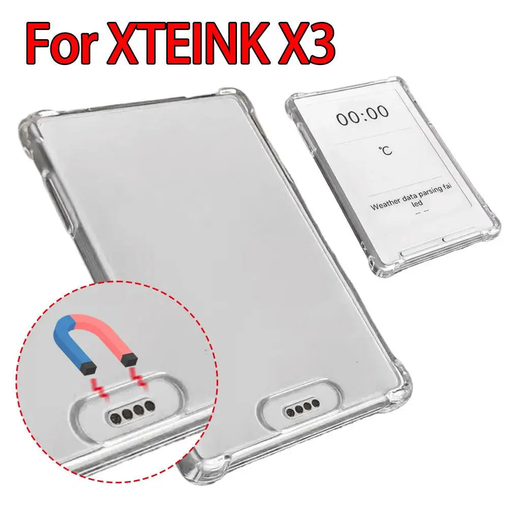 Case Clear Xteink X3 Soft TPU Drop Resistance Protective Cover Qme