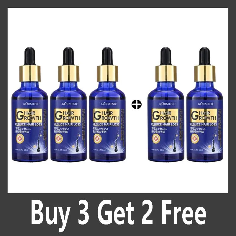 Hair Growth Serum Anti Loss Regrowth Hair Growth Oil Prevent Baldness Repair Damage Scalp Massage Moisturizing Nourish Hair Care Qme Buy 3 Get 2 Free