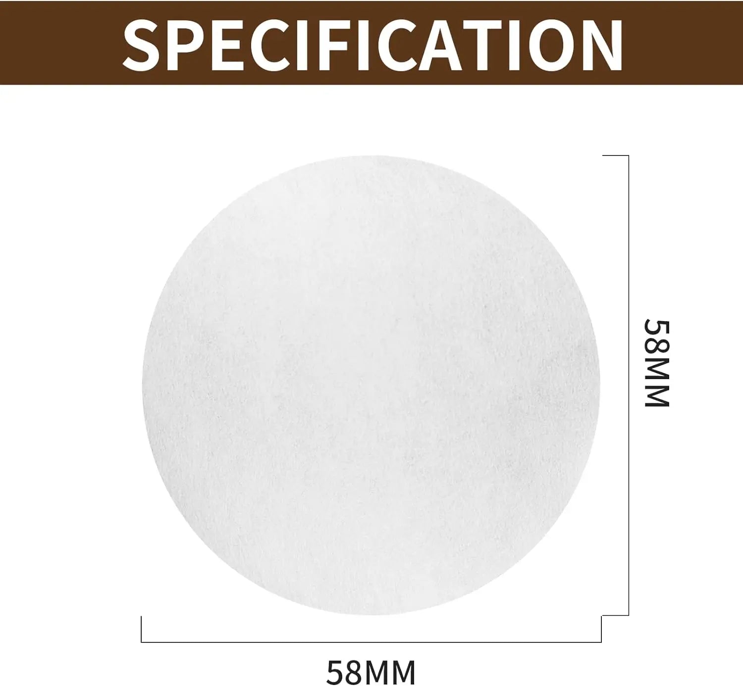 Coffee Paper Filter Unbleached Espresso Puck Screen Portafilter Qme