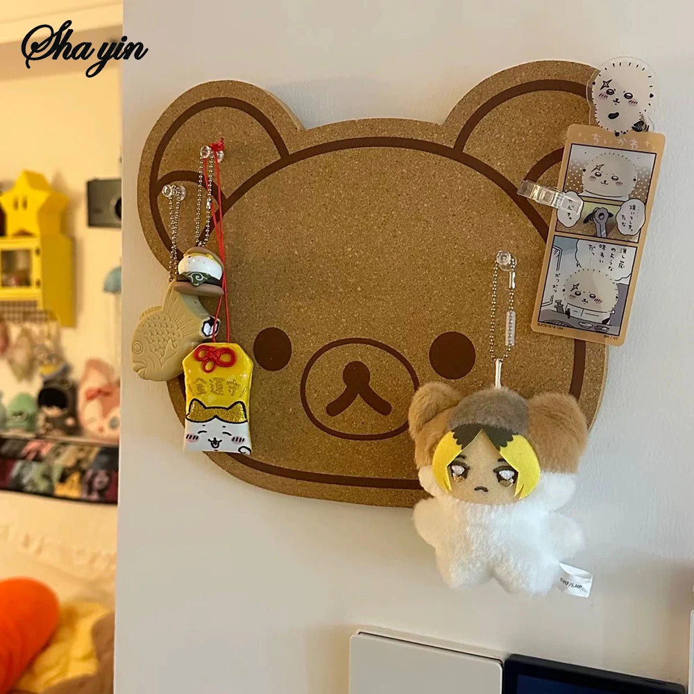 Felt Board Cute Cartoon Dormitory Background Decoration Photo Wall Felt Message Board Organizer Non Damaging Wall No Drilling Qme