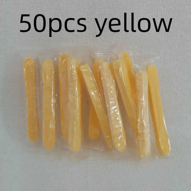 Compressed Face Wash Sponge Kit Ultra Soft Reusable Travel Friendly Perfect for Cleansing Makeup Removal Mask Application Qme 50pcs yellow