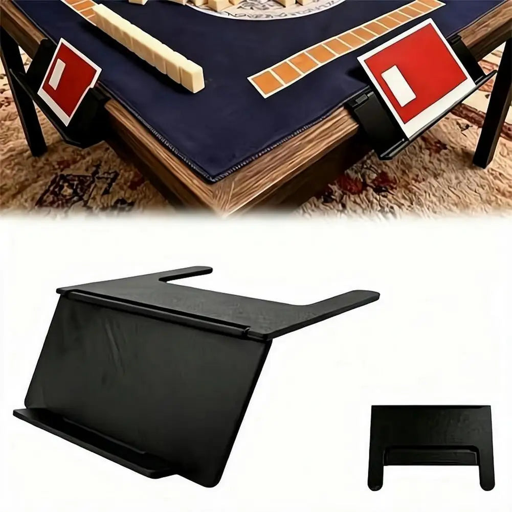 Mahjong Card Holder Table Space-saving Board Games Under Mat Slide Qme