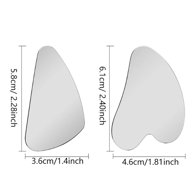 Stainless Steel Hair Follicle Cleansing Blackhead Scraper Gua Sha Qme