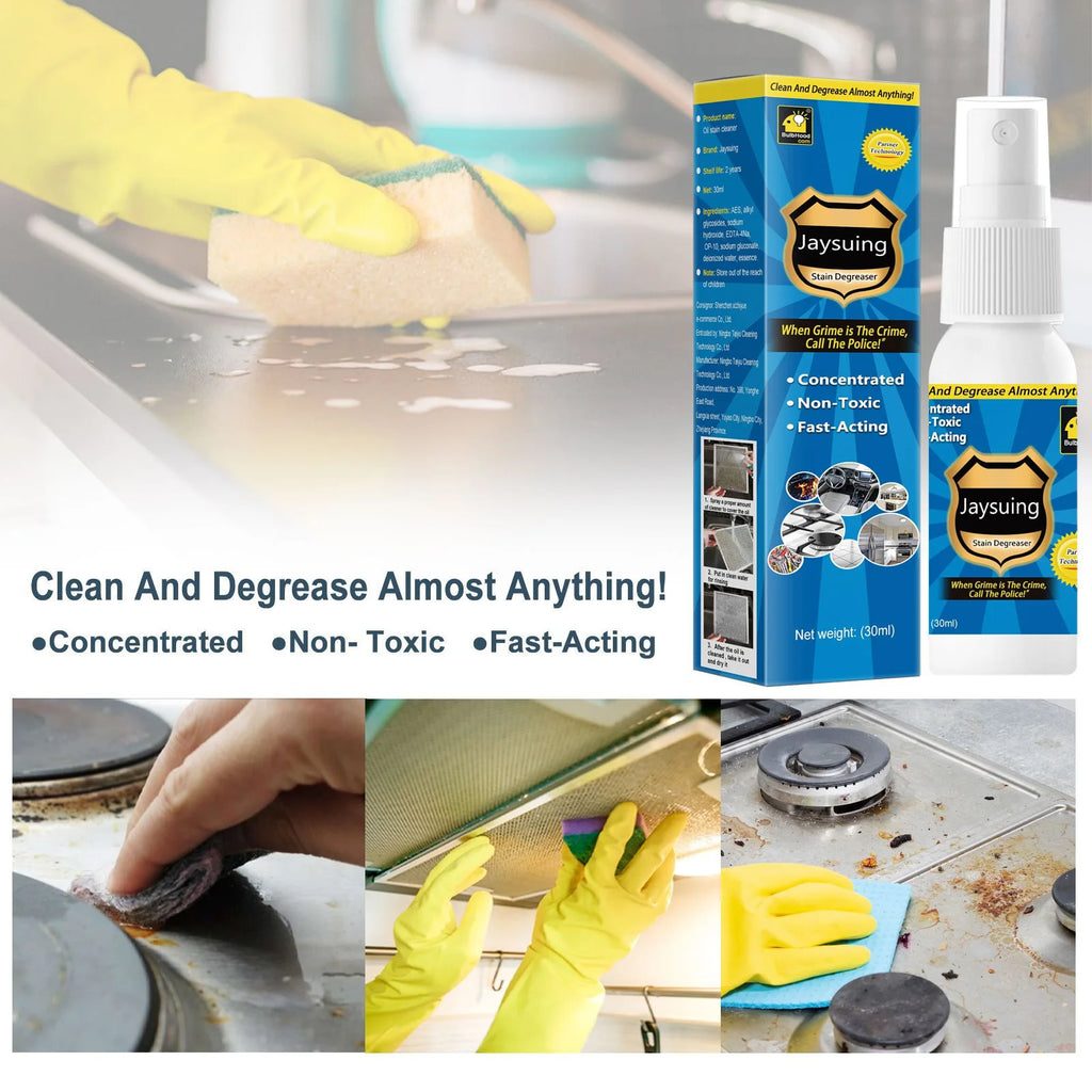 Oil Stain Cleaner Oven Household Grill Grease Detergent Range Hood Cleaning Oil Dirt Removal Anti Rust Kitchen Cleaning Spray Qme