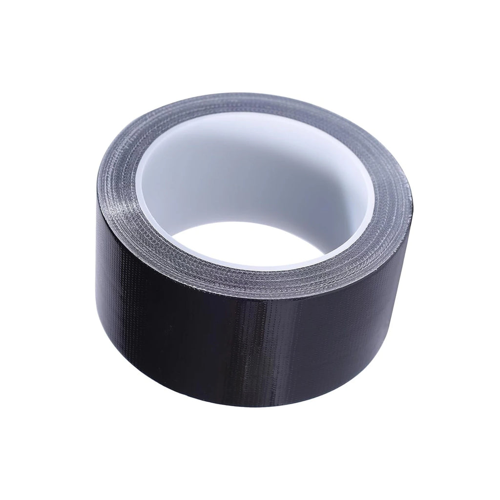 Black Duct Tape Heavy Duty Waterproof Strong Adhesive Cloth Based Tape for Indoor Outdoor Repairs Qme black 18M 50mm
