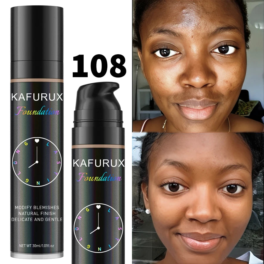 8 Colors Liquid Foundation Effective Concealer Waterproof Qme 108