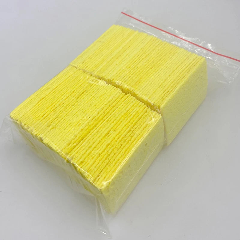 Yellow Cleaning Sponge Cleaner Enduring Electric Welding Soldering Qme