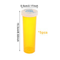 Plastic Medicine Pill Bottles Child Resistant Caps Containers Travel Qme A8