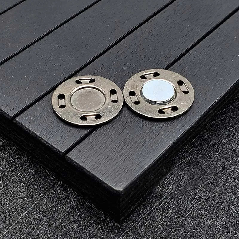 5Pairs 20Colors Metal Magnet Buckle Sewing Accessories Press Button For Jacket Bags Invisible Buckle DIY Cardigan Handwork Decor Qme 19 25mm