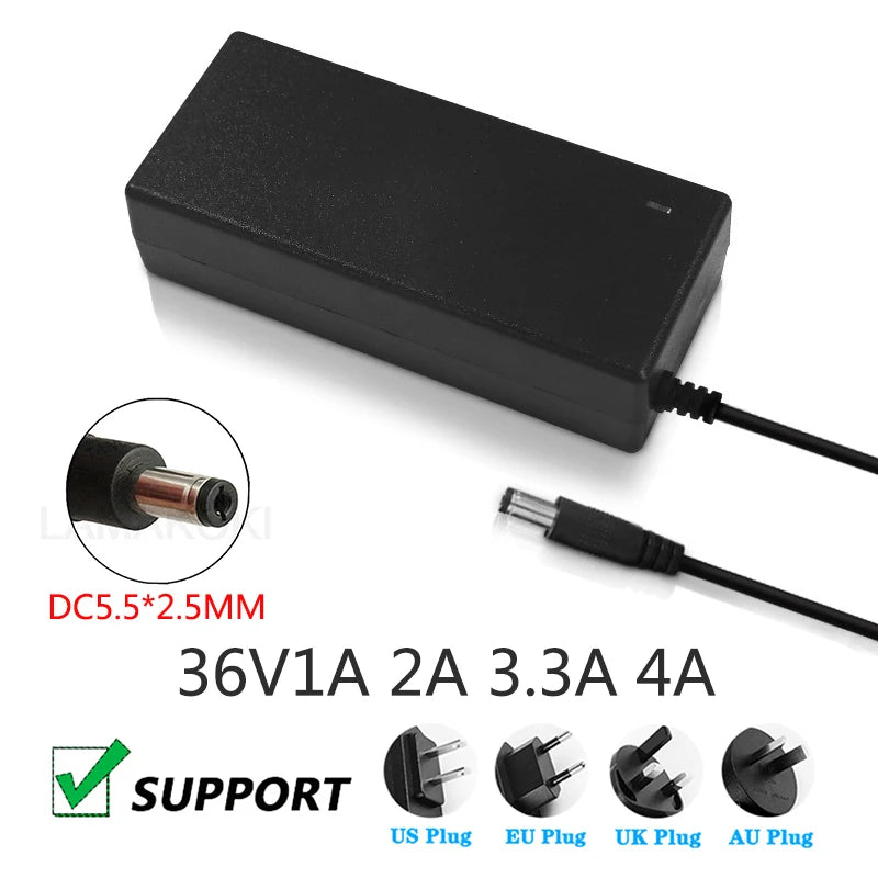 36V 1A 2A 3A 3.3A 4A Power Adapter Water Purifier Water Dispenser Power Supply 36V 3300MA DC Power Cord Qme EU PLUG 36V2A