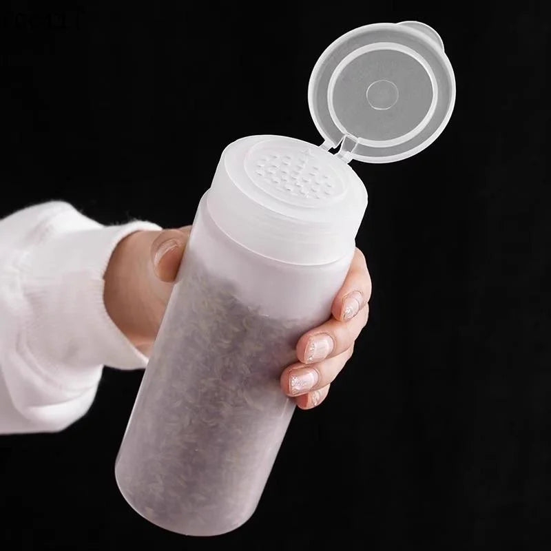 400 Clear Plastic Spice Jar Shaker Lids Kitchen Seasoning Containers Qme