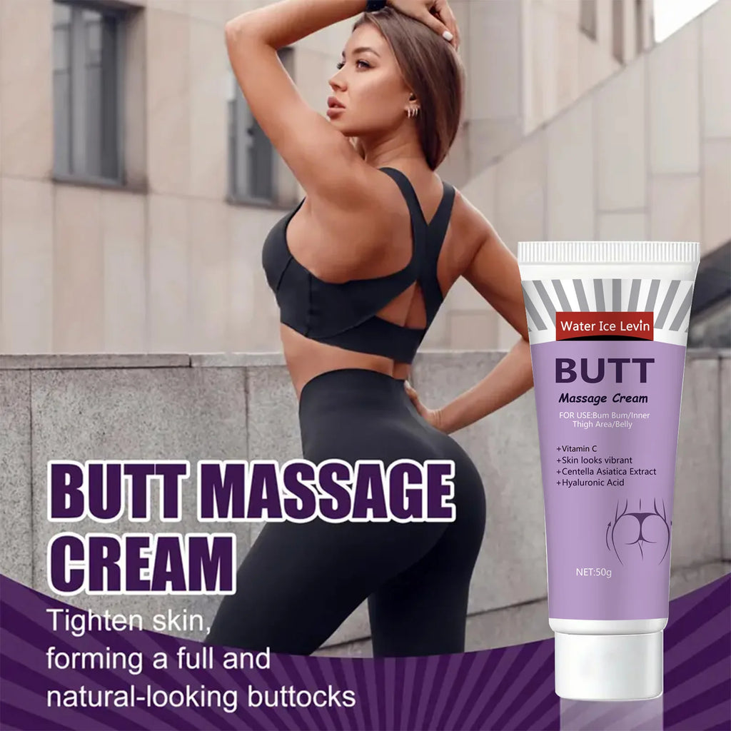 Hip cream with glycerin, vitamin C and hyaluronic acid for all skin types Qme