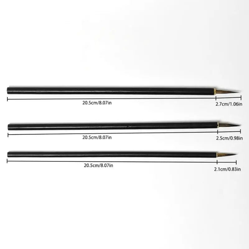 Chinese Calligraphy Brushes Hook Line Brush Fine Detail Paint Qme
