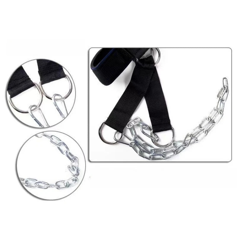 Heavy Duty Neck Cap Adjustable Weighted Headgear Barbell Plate Slots Qme