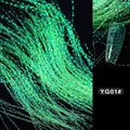 1 Bag Fluorescent Thread Nail Sticker Laser Glitter Mesh Net Line Tape Decals Holographic 3D Silk Foils Nail Art Decorations Qme YG01
