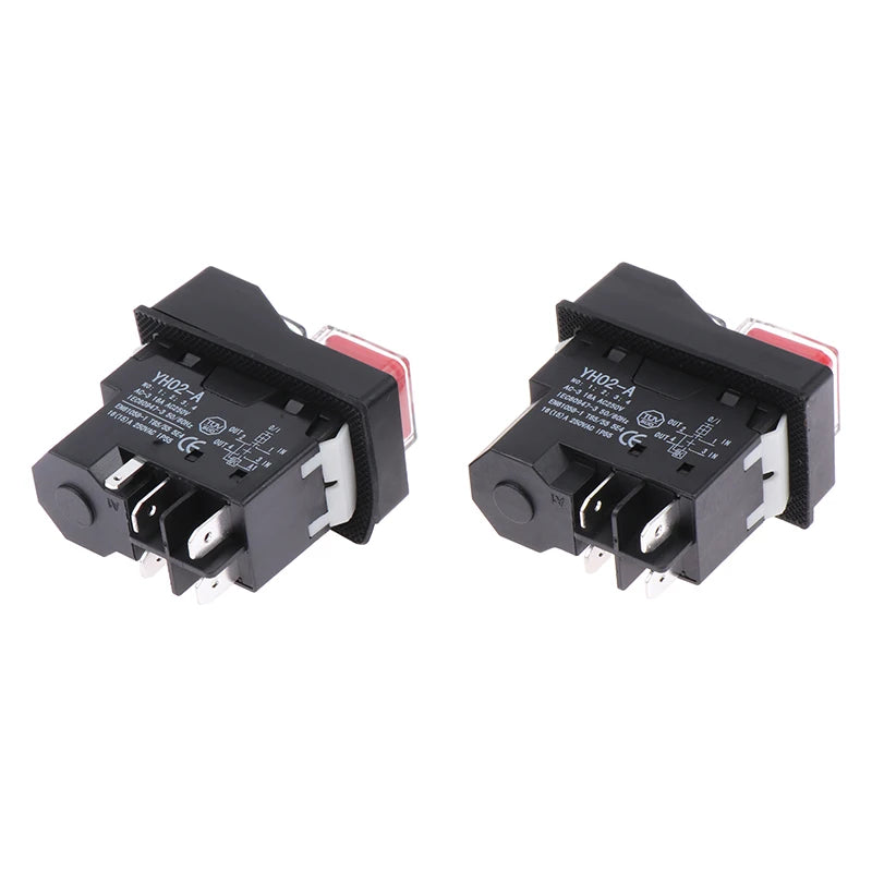 Electromagnetic Push Button Switches Starter Machine Tool Equipment Waterproof Switch Safety Security IP55 KLD28A Qme