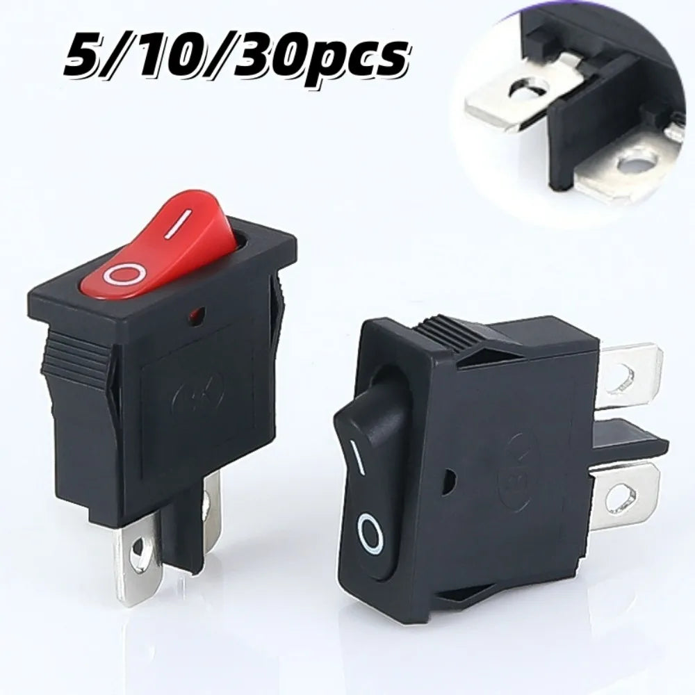 5/10/30pcs Thin Flat Type Manual Transfer Switch 9.5 * 21MM Instrument Toggle Switch for Some Electronic Device Power Supplies Qme