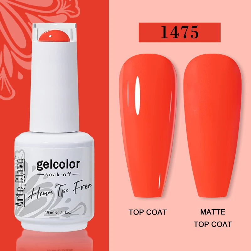 Arte Clavo HEMA TPO Soak Off UV LED Nail Gel Polish 108 Colors