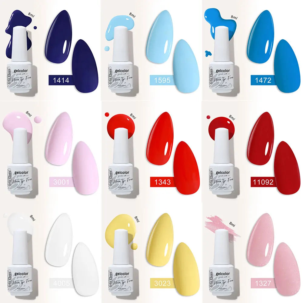 Arte Clavo Semi-permanent Gel Nail Varnish 180 Colors Semipermanent Qme