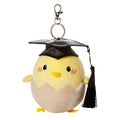 Graduation Simuated Egg Plush Toy Graduation Theme Keychain Bag Charm Accessory Graduation Evening Decor Souvenirs Gifts Qme C One Size