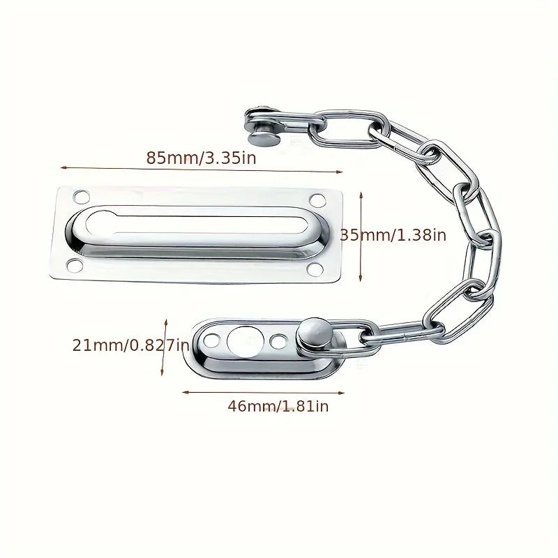 Portable door lock - Keyless door lock that provides extra privacy,and prevents unauthorized entry during travel Qme
