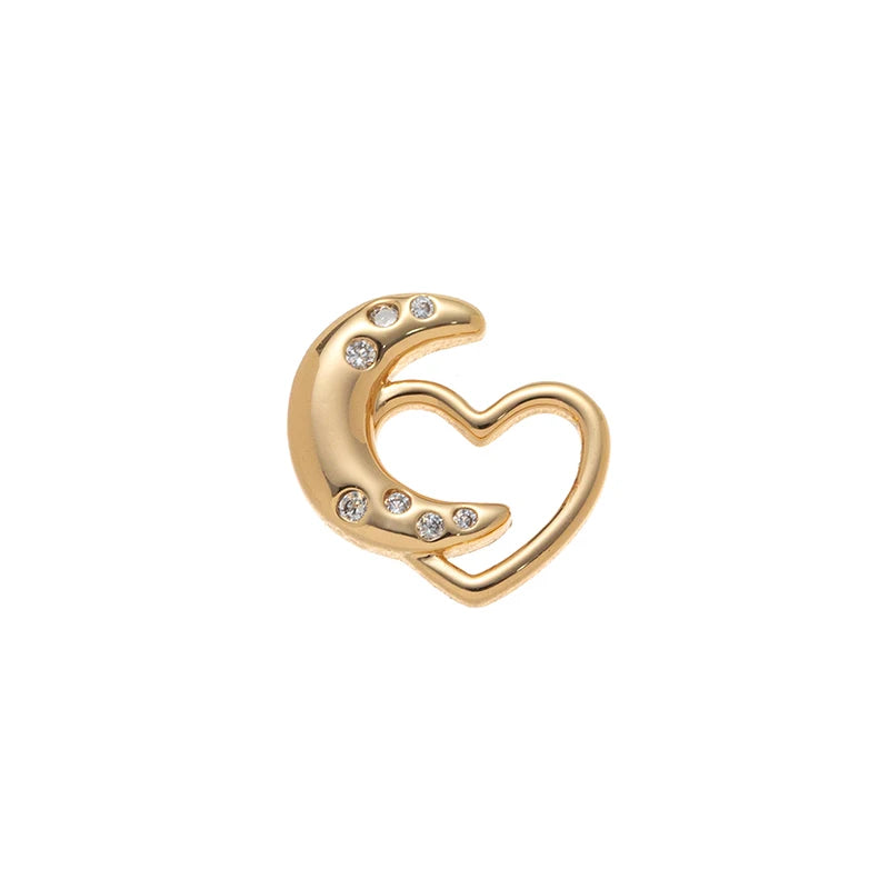 Retro Personality Picture Box Pendant With Openable DIY Pendant Hollow Design Transparent Box Gold-plated Color Preservation Qme MR-16