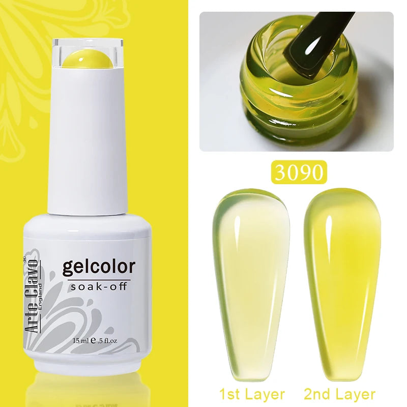 Arte Clavo Macaron Spring Series Gel Nail Polish Pigment Semi