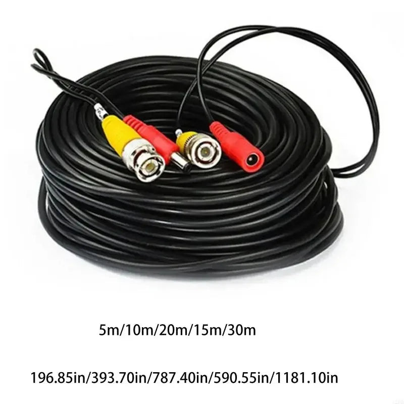 1PCS 5-50m BNC+DC Extension Cable Video Power Integrated Cable BNC Connector Cable Video Power All-in-One Line Qme
