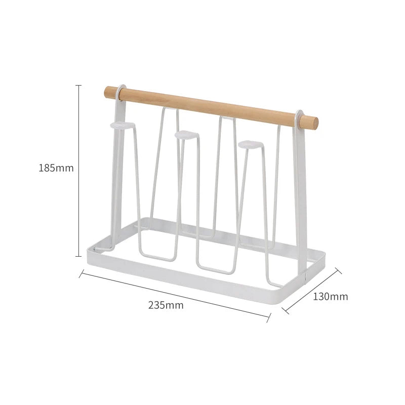 Drain Tray Mug Organizer Shelf Standing Bottle Holderhigh Durable Qme A4