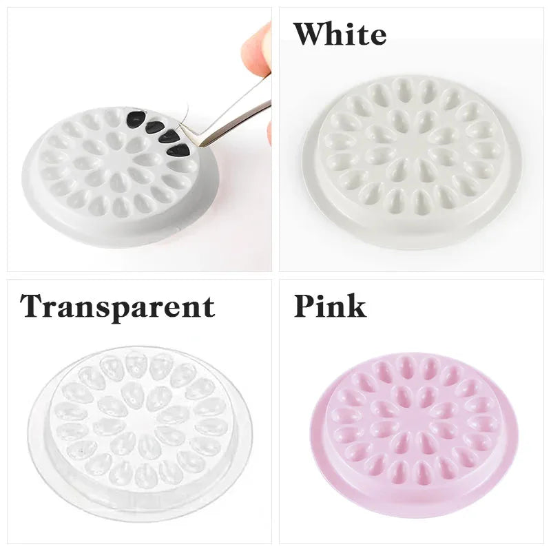 Glue Gasket Eyelash Holder Adhesive Pallet Extension Pads Stand Qme