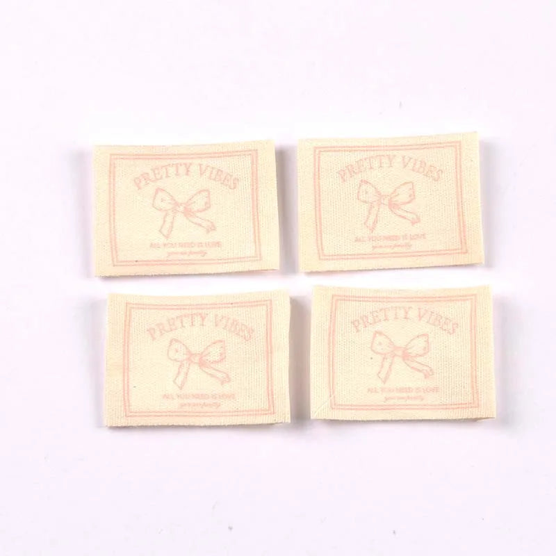 50Pcs 10-53mm Assorted "Handmade" Cute Animal Fabric Labels, Sew On Tags for DIY Clothes Crafts cp4317 Qme 44x30mm-10