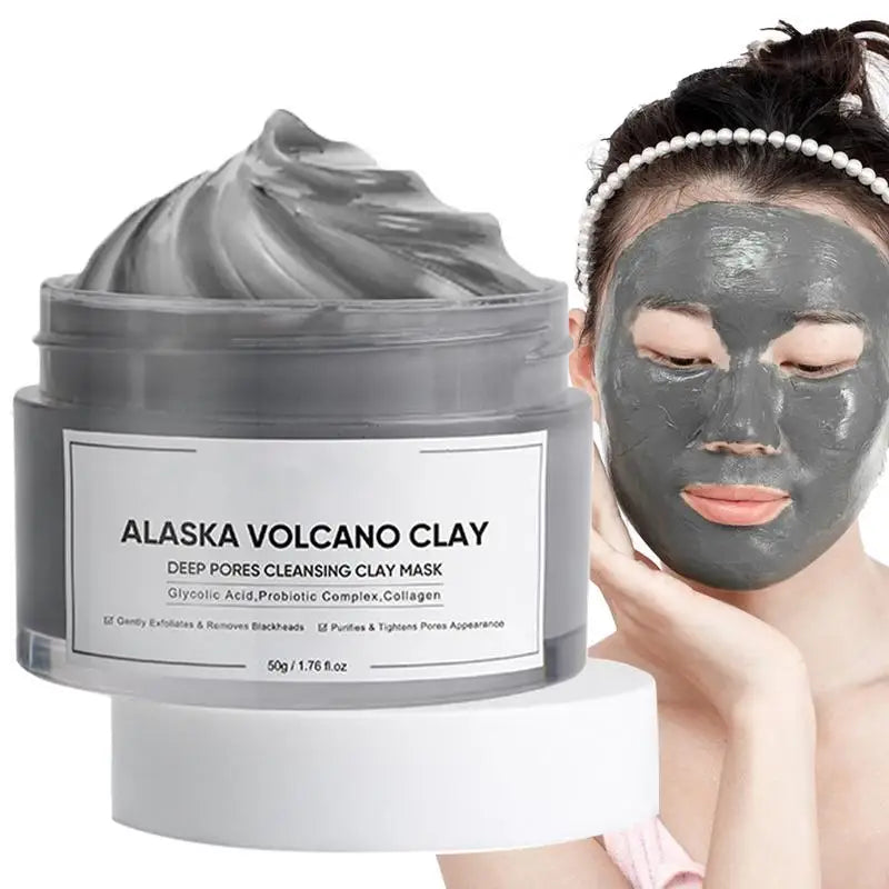 Face Cleansing Mud Mask Deep Cleansing Volcanic Mud Mask For Face Skincare Natural Dead Sea Mud Mask Smearing Volcanic Mud Qme