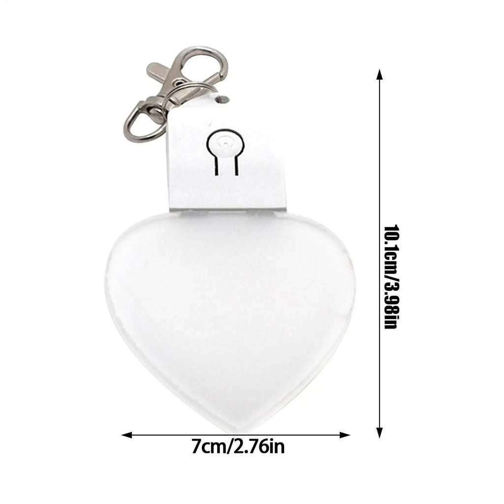 Light Up Heart for Bag Handbags Pendant Purse Must Haves Glow Heart Night Light Handbags LED Lamp for Women Wallets Qme
