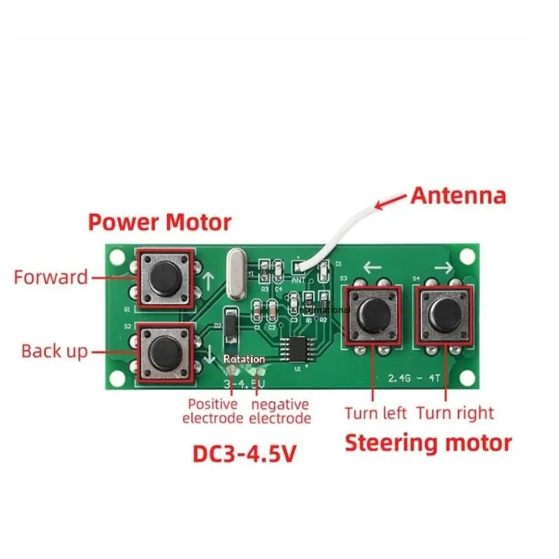 Toy Car Model Boat Models Tank DIY Remote Controller Accessory Qme