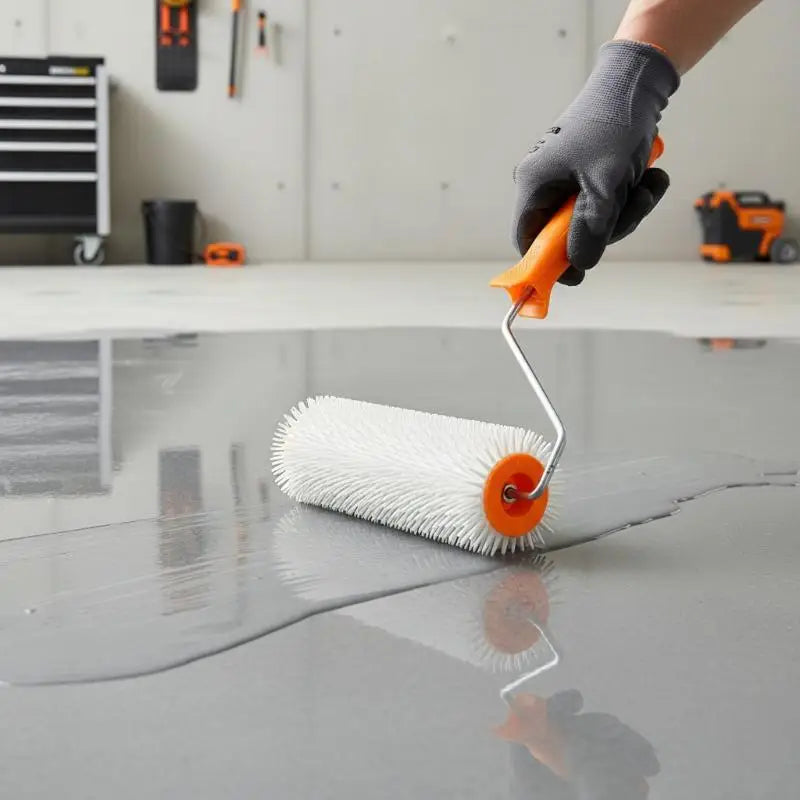 10/16/24CM Defoaming Drum Brush Spike Roller Latex Floor Self Compound Roller Leveling Screed Spiked Roller Paint Brush Roll Qme