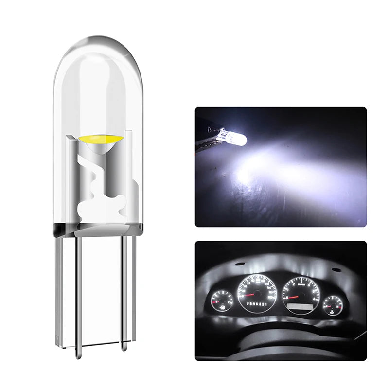 T5 LED Bright Cob Lights Wedge Dashboard Gauge Car Warning Indicator Qme