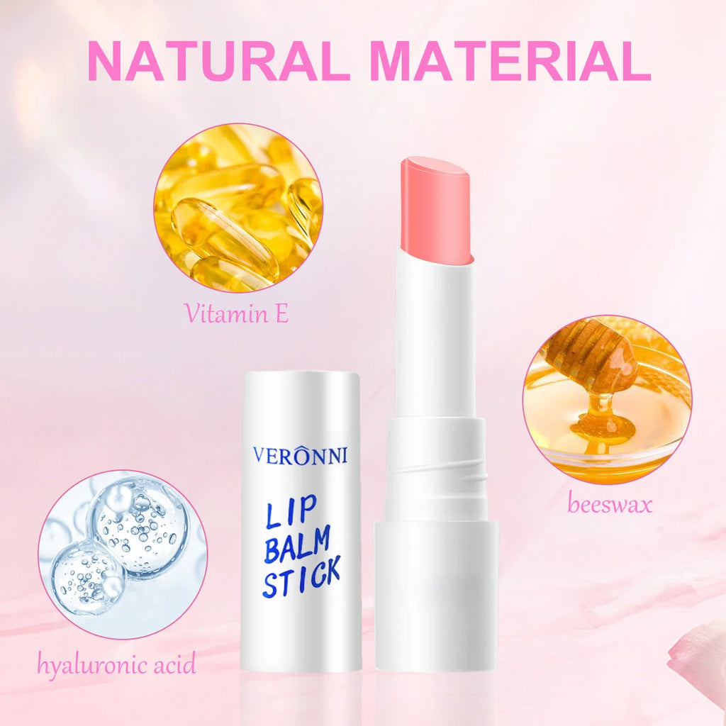 VERONNI Vaseline Lip Balm Moisturizing Hydrating Color-changing Qme