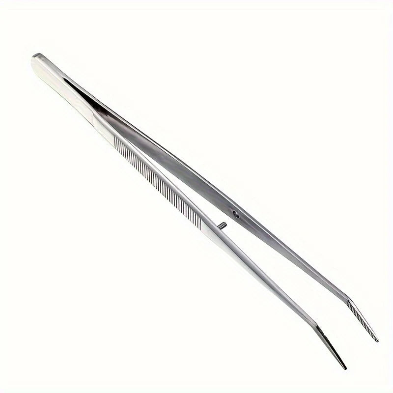 Stainless Steel Multi-purpose Tweezers Perfect Nail Art Dental Qme