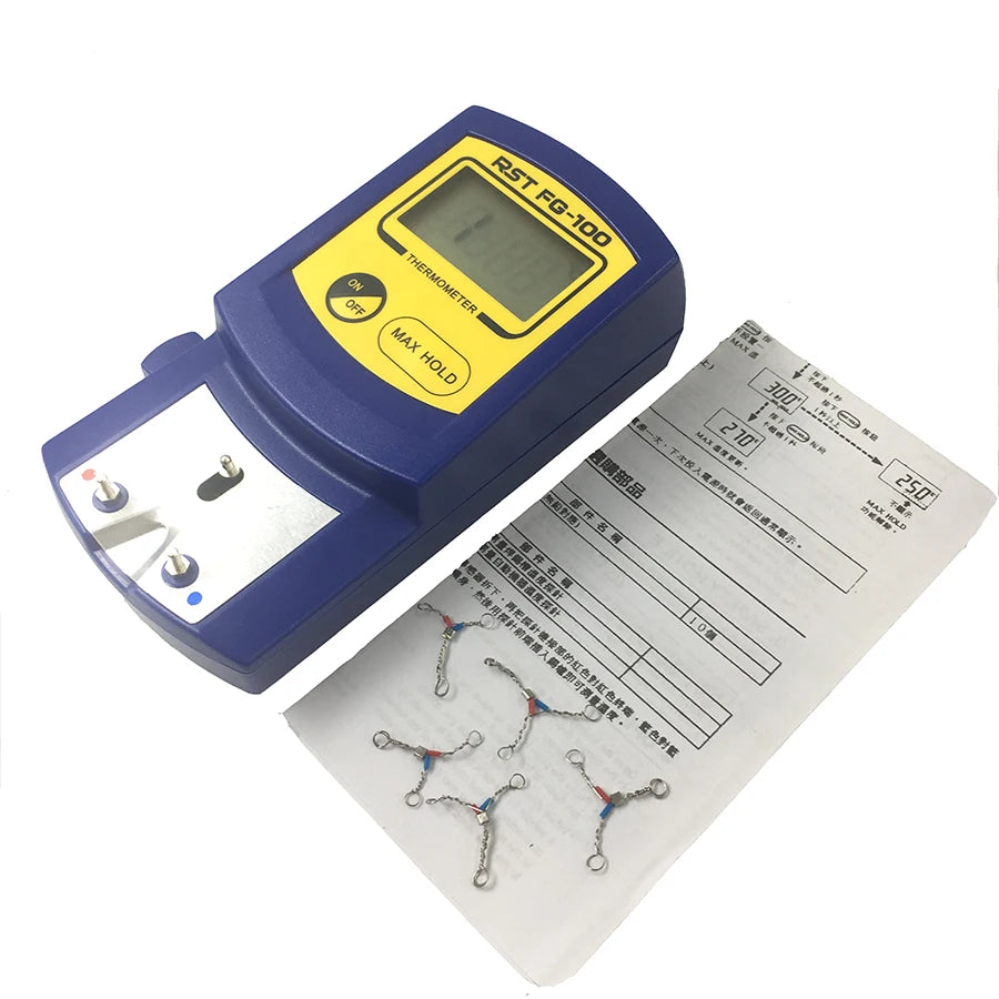 FG-100 Digital Soldering Iron Tips Thermometer Temperature Tester Qme