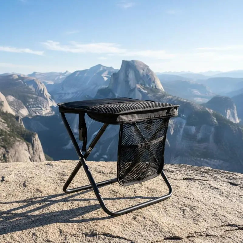 1 Portable Folding Camping Stool Convertible Crossbody Bag Qme