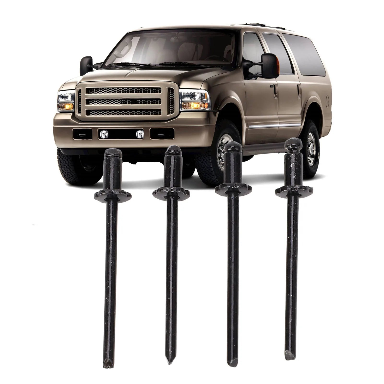 Dash Rosette Rivets Aluminum Rosette Rivets High Strength Rustproof Long Lasting Replacement for AMC VIN DOOR Qme