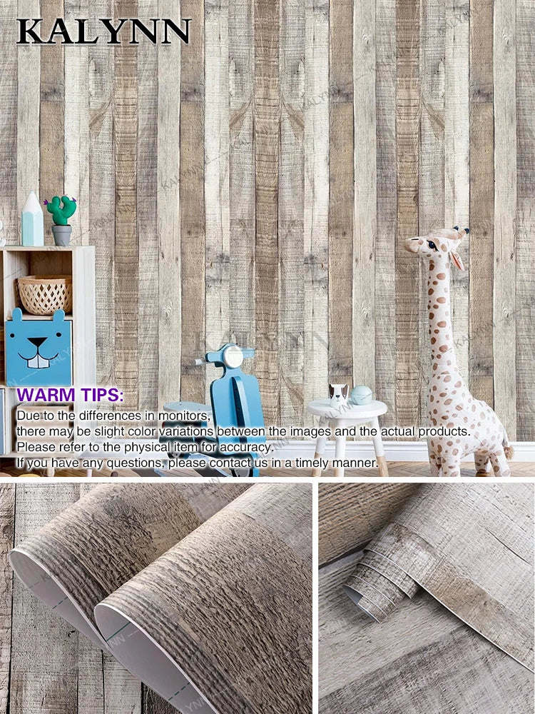 Wood Contact Paper Peel Stick Wallpaper Self Adhesive Removable Qme