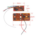 4CH RC Remote Control 27MHz Circuit PCB Transmitter Receiver Board Qme One Size