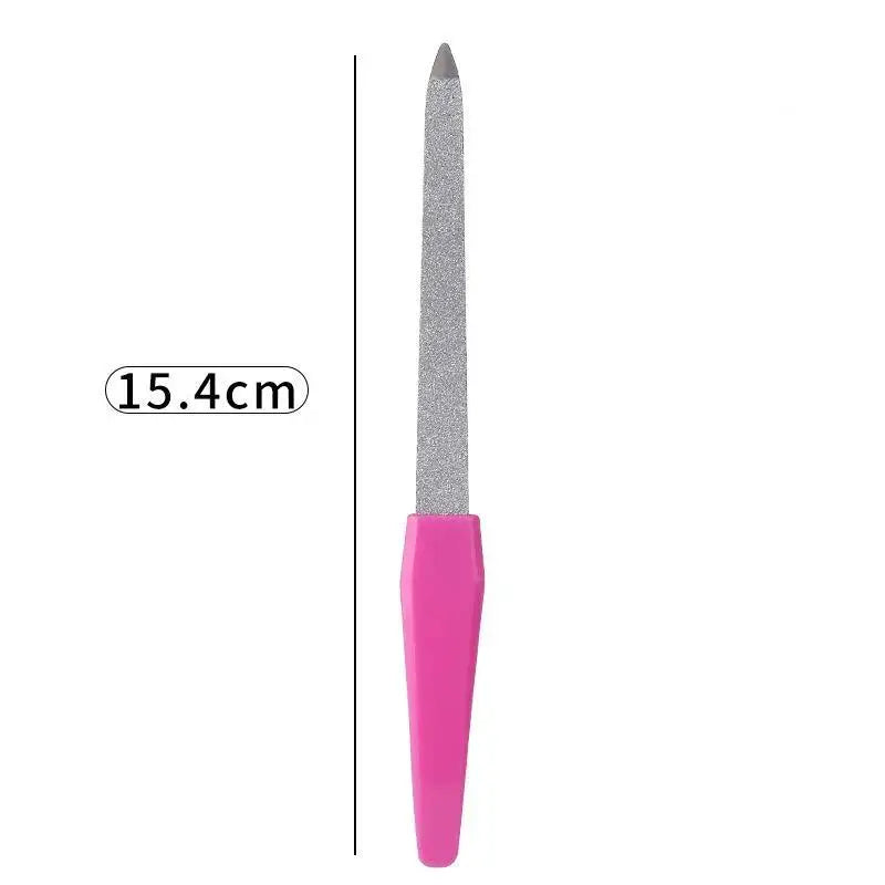 Scratch-resistant Double Sided Metal Nail Files Professional Art Qme A4 No plug