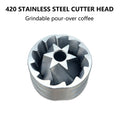 Portable Electric Coffee Grinder USB Rechargeable Bean Replaceable Qme ZM-YSDP
