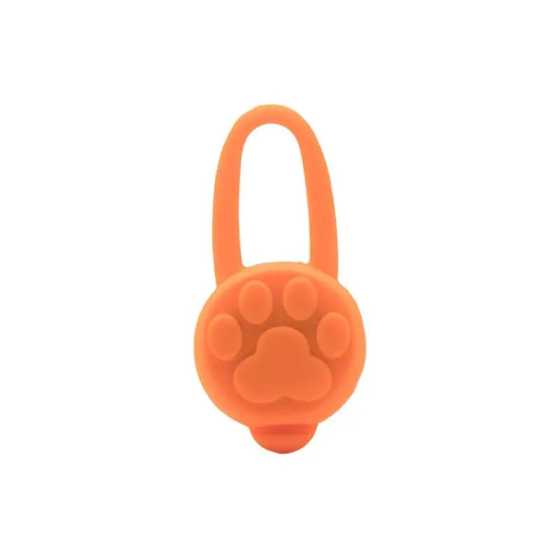 Silicone Pet Cat Dog Night LED Flashlight Luminous Pendant Prevent Qme A5