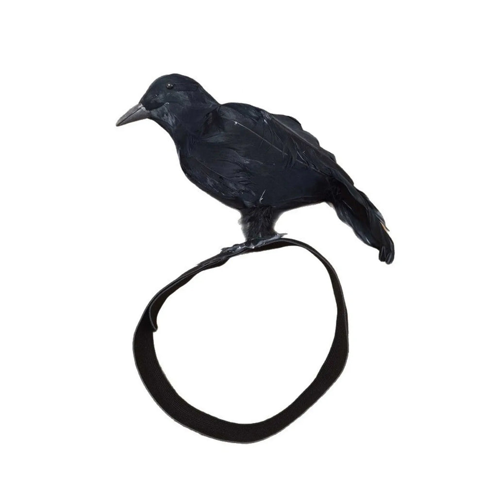 Halloween Black Wings Feather Crow DIY Cosplay Decoration Prop Shoulder Strap Atmosphere Accessories Holiday Party Decor Qme