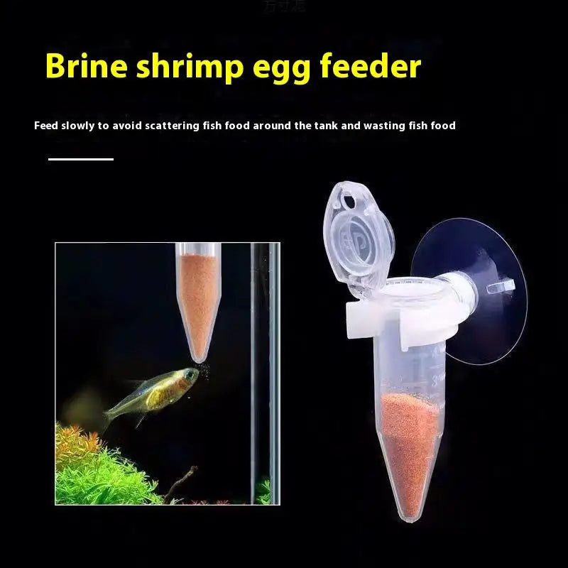 Ring Ornamental Tank Aquarium Accessories Suction Automatic Fish Qme