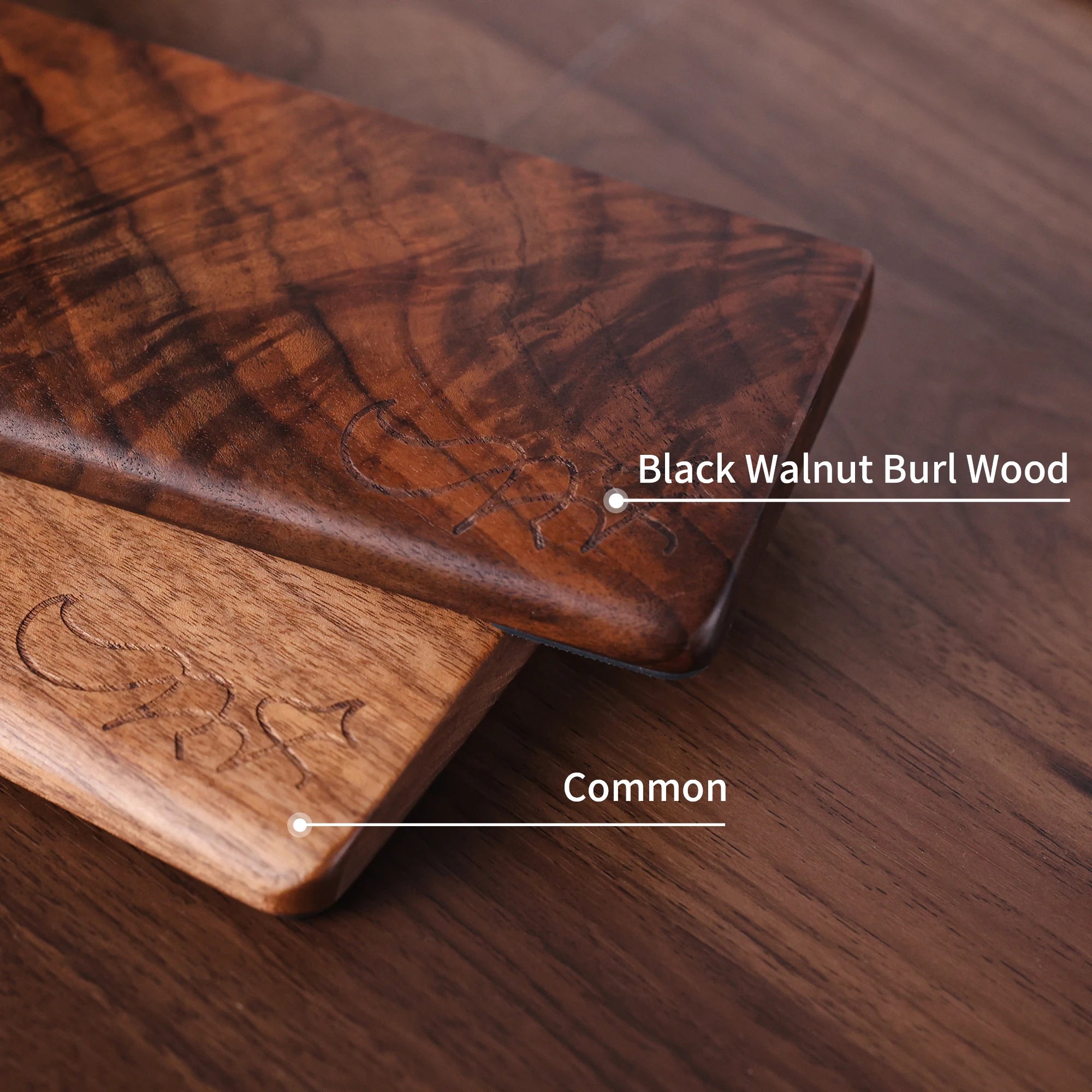 Chosfox 40 layout Black Walnut Wood Palm Wrist Rest Walnut Solid Pad Wrist Support Anti-Slip Base Mechanical Keyboard Wrist Rest Qme